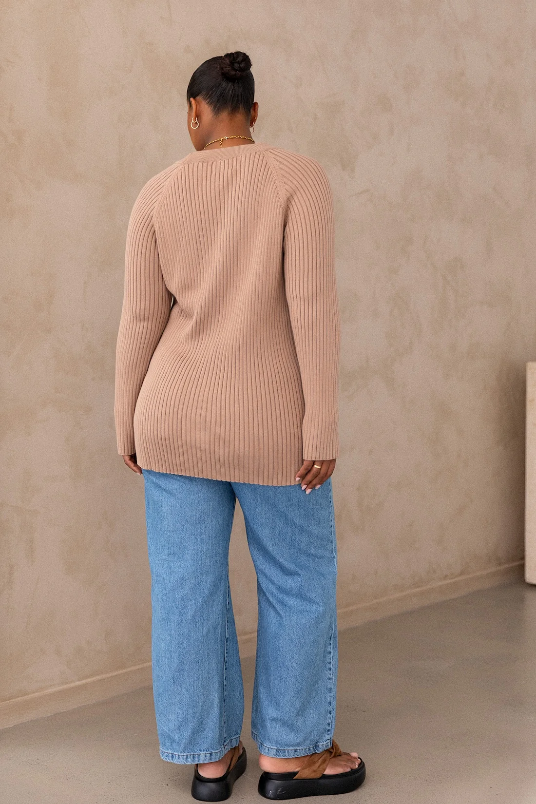 Brittney Cardigan - Taupe - Image 10