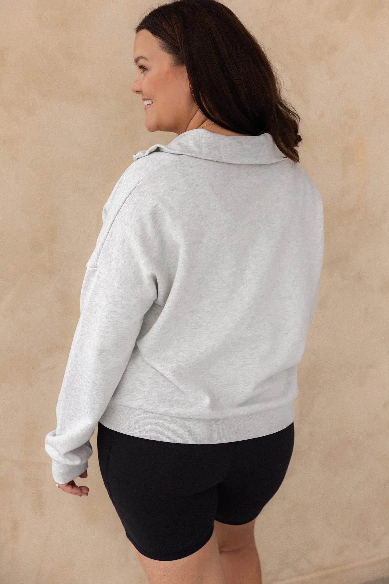Collar Zip Sweater - Marle - Image 10
