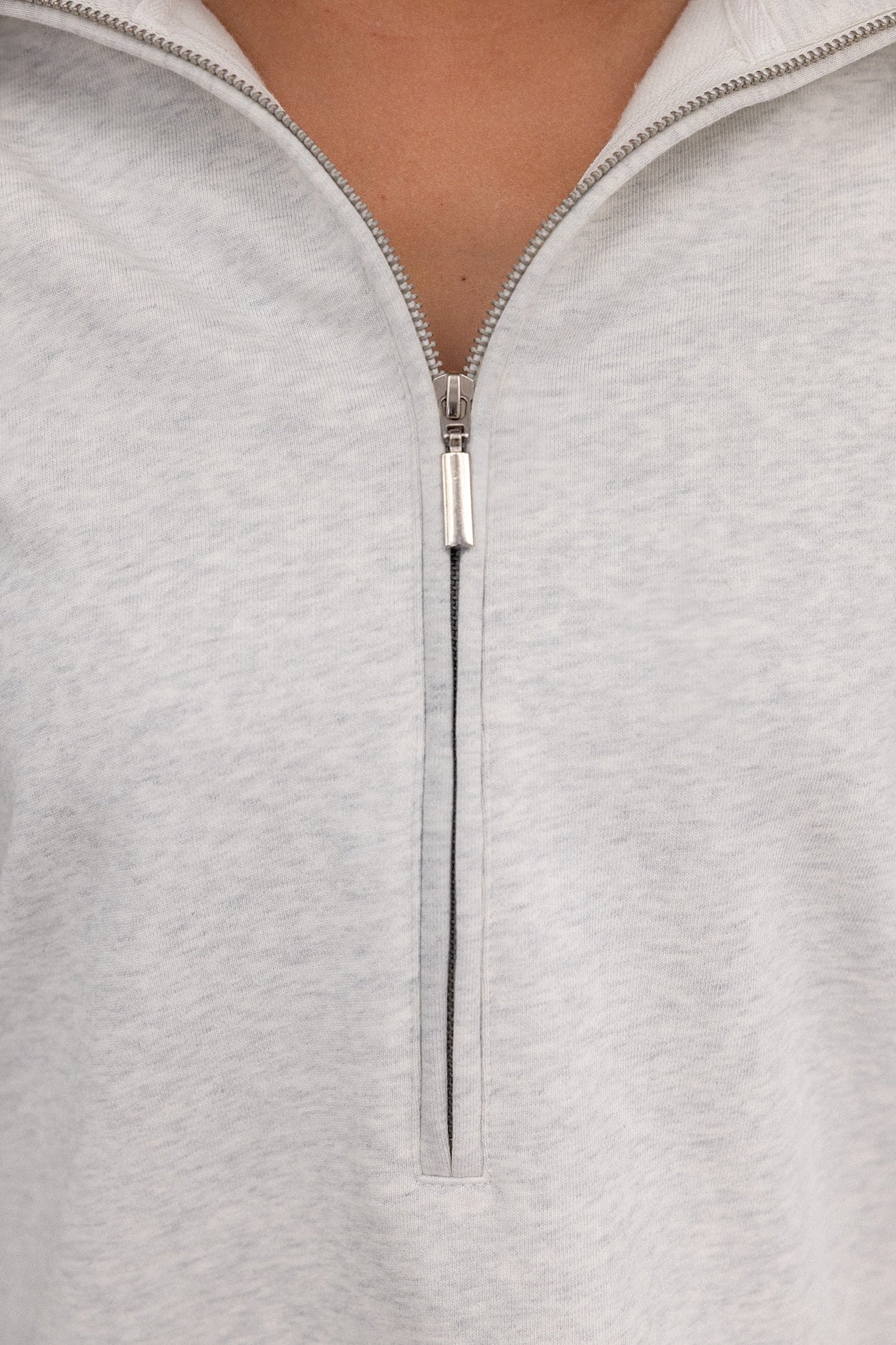 Collar Zip Sweater - Marle - Image 3