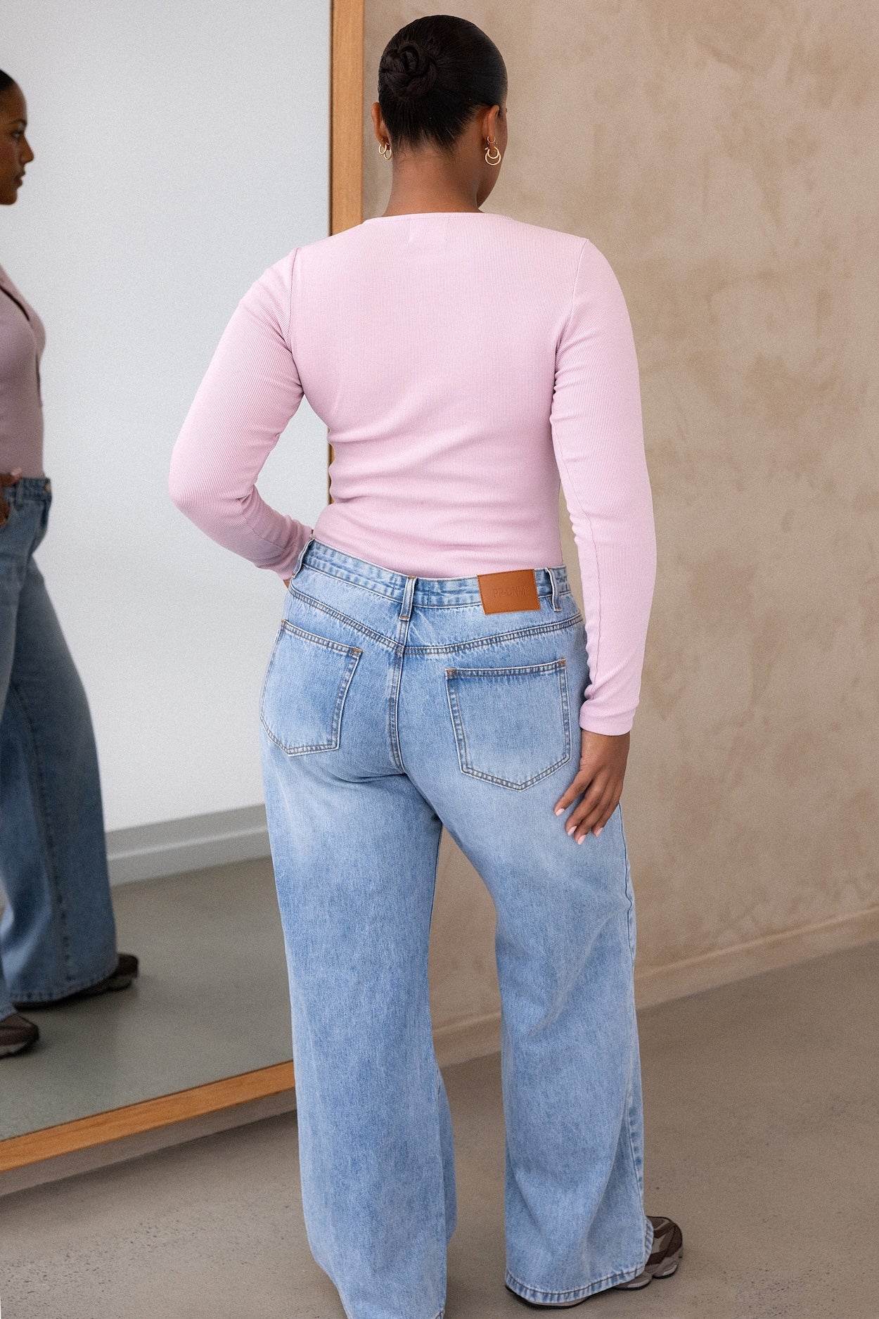 Comfort Rib Henley Long Sleeve - Aura - Image 9