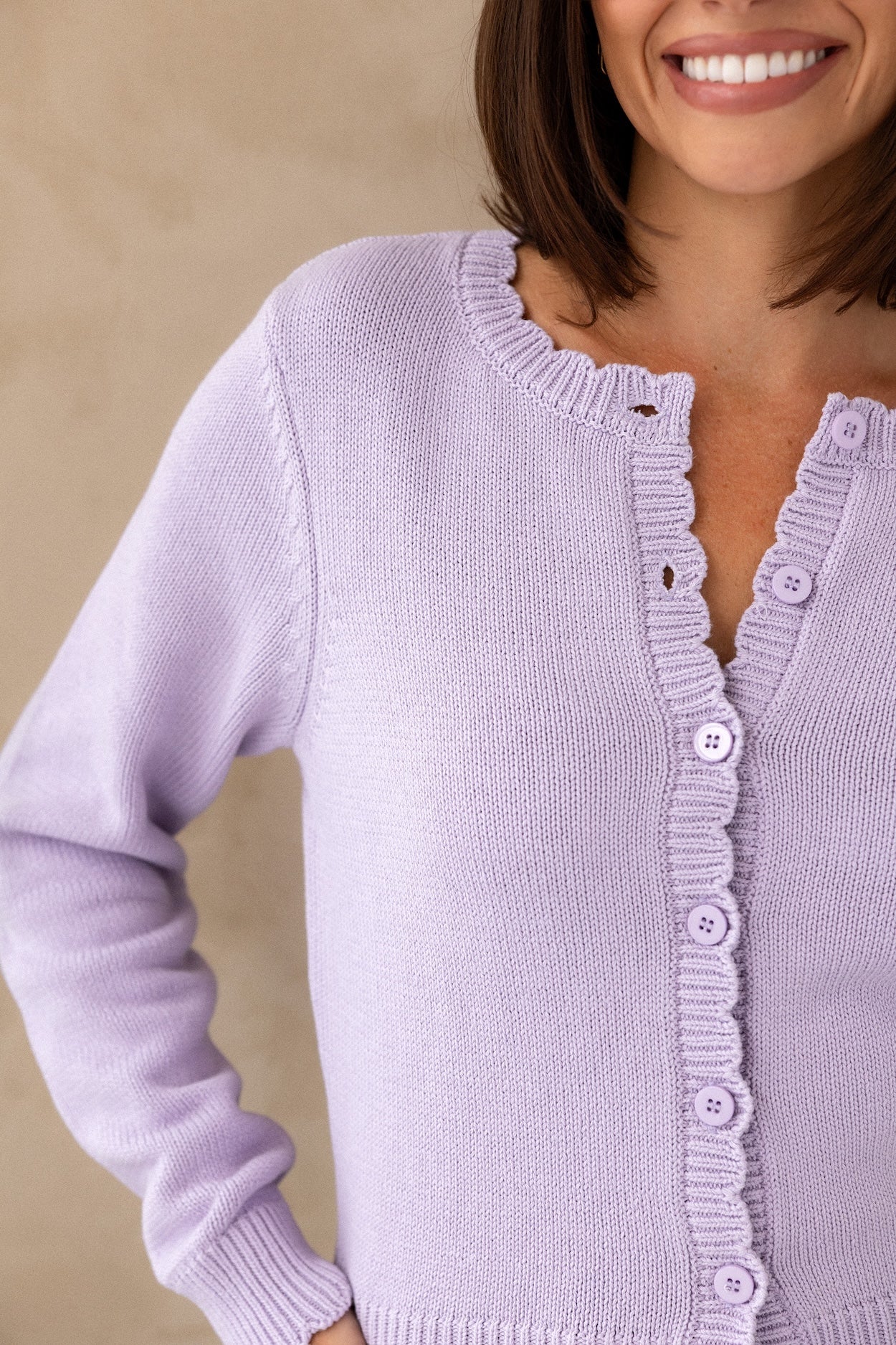 Eden Cardigan - Lilac - Image 3