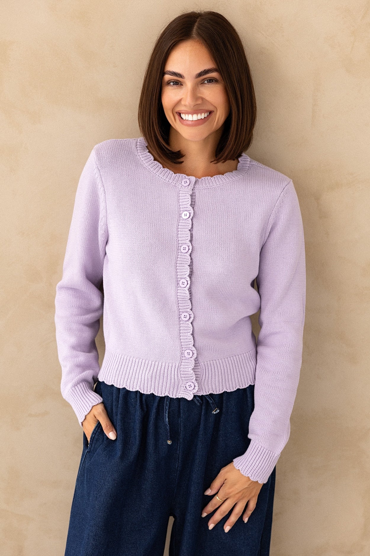 Eden Cardigan - Lilac - Image 4