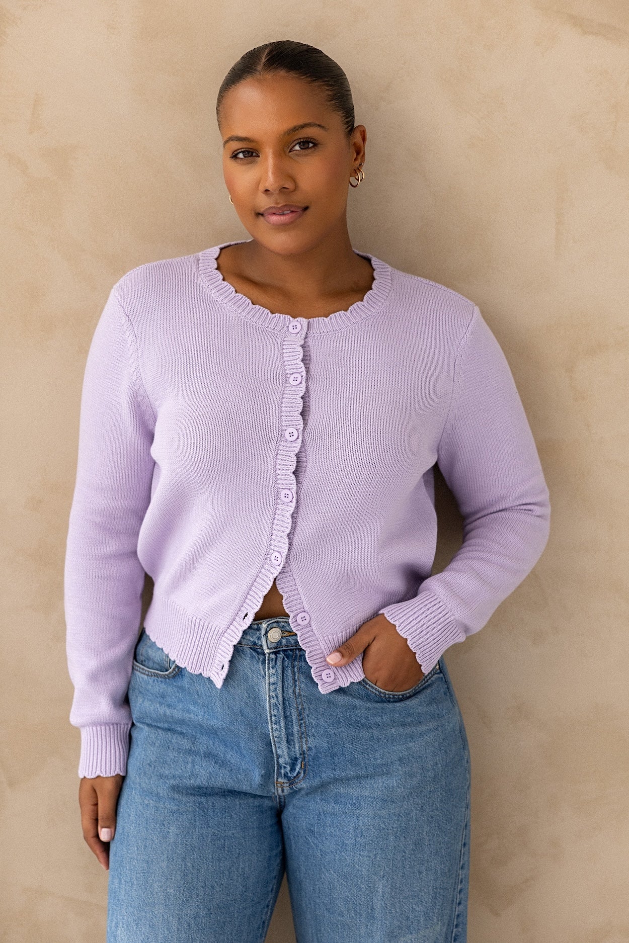 Eden Cardigan - Lilac - Image 5