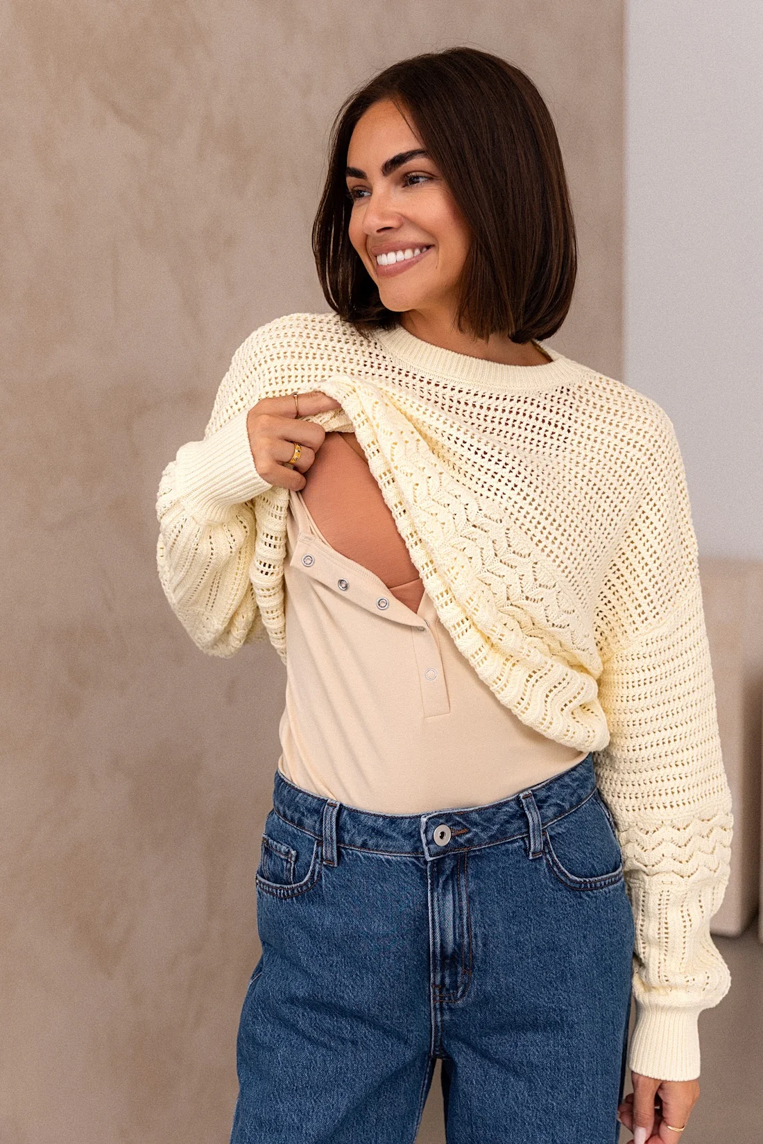 Freya Knit - Butter - Image 7