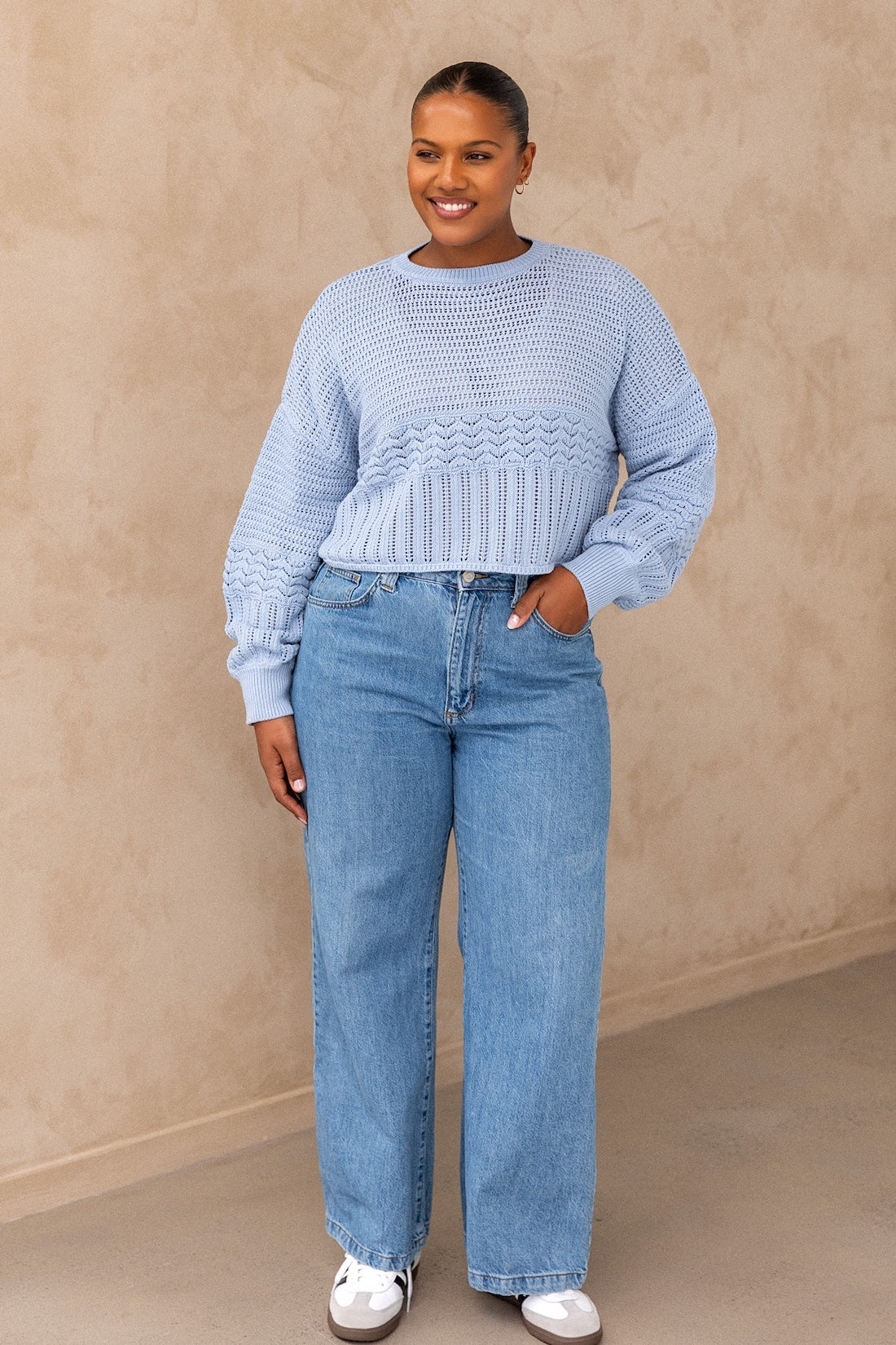 Freya Knit - Chambray - Image 3