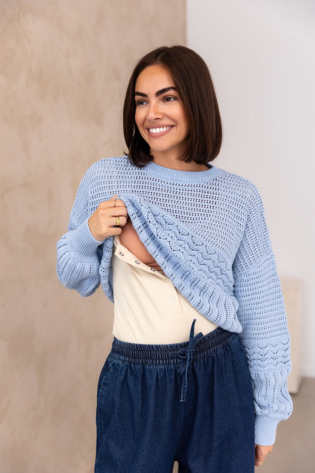 Freya Knit - Chambray - Image 7