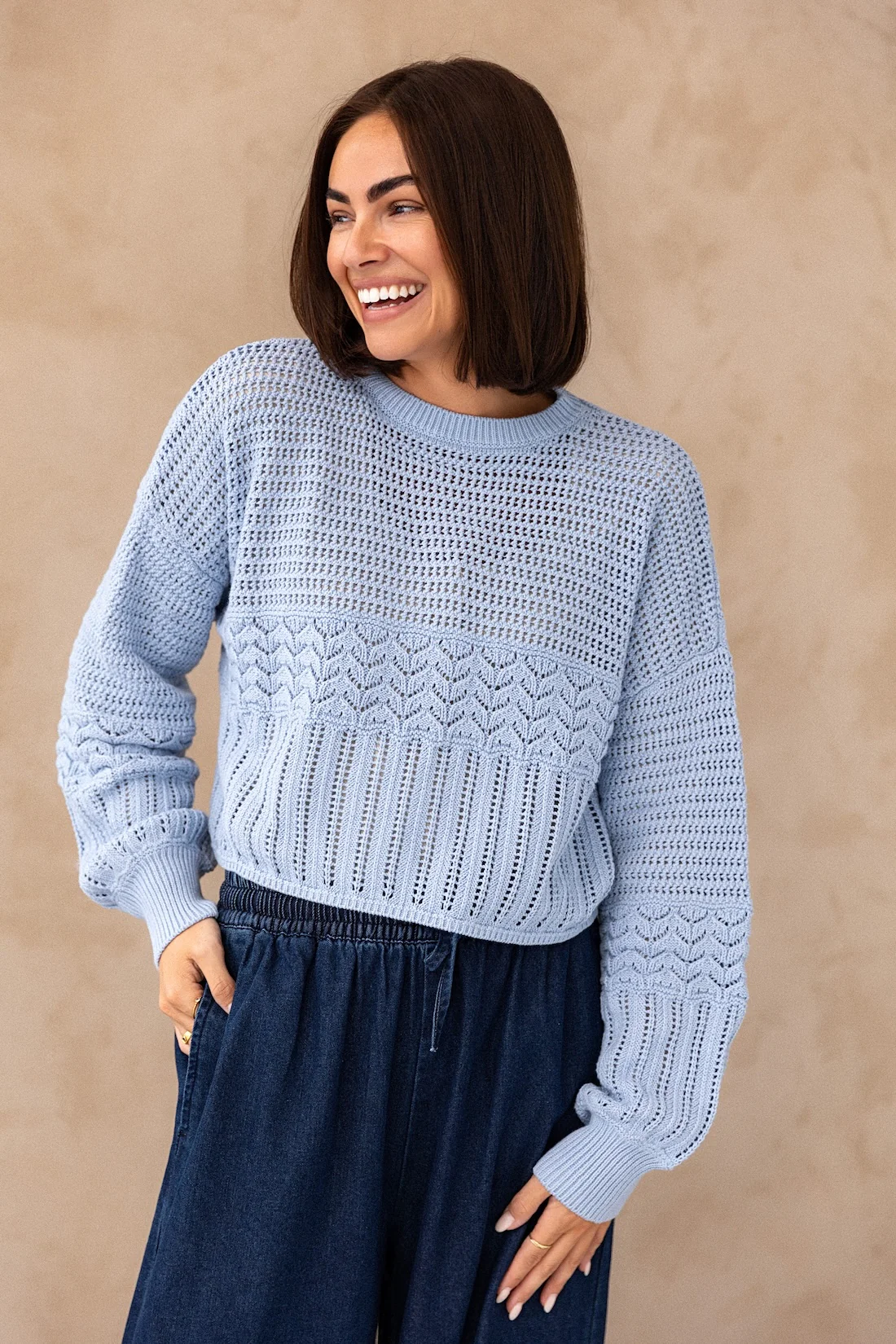 Freya Knit - Chambray - Image 8