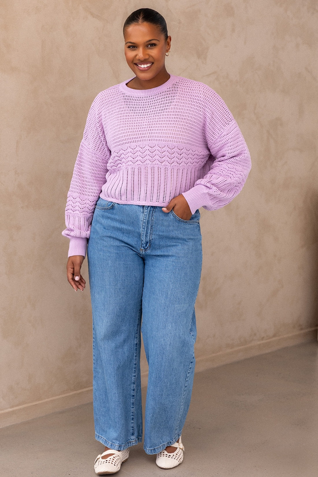Freya Knit - Lilac - Image 5