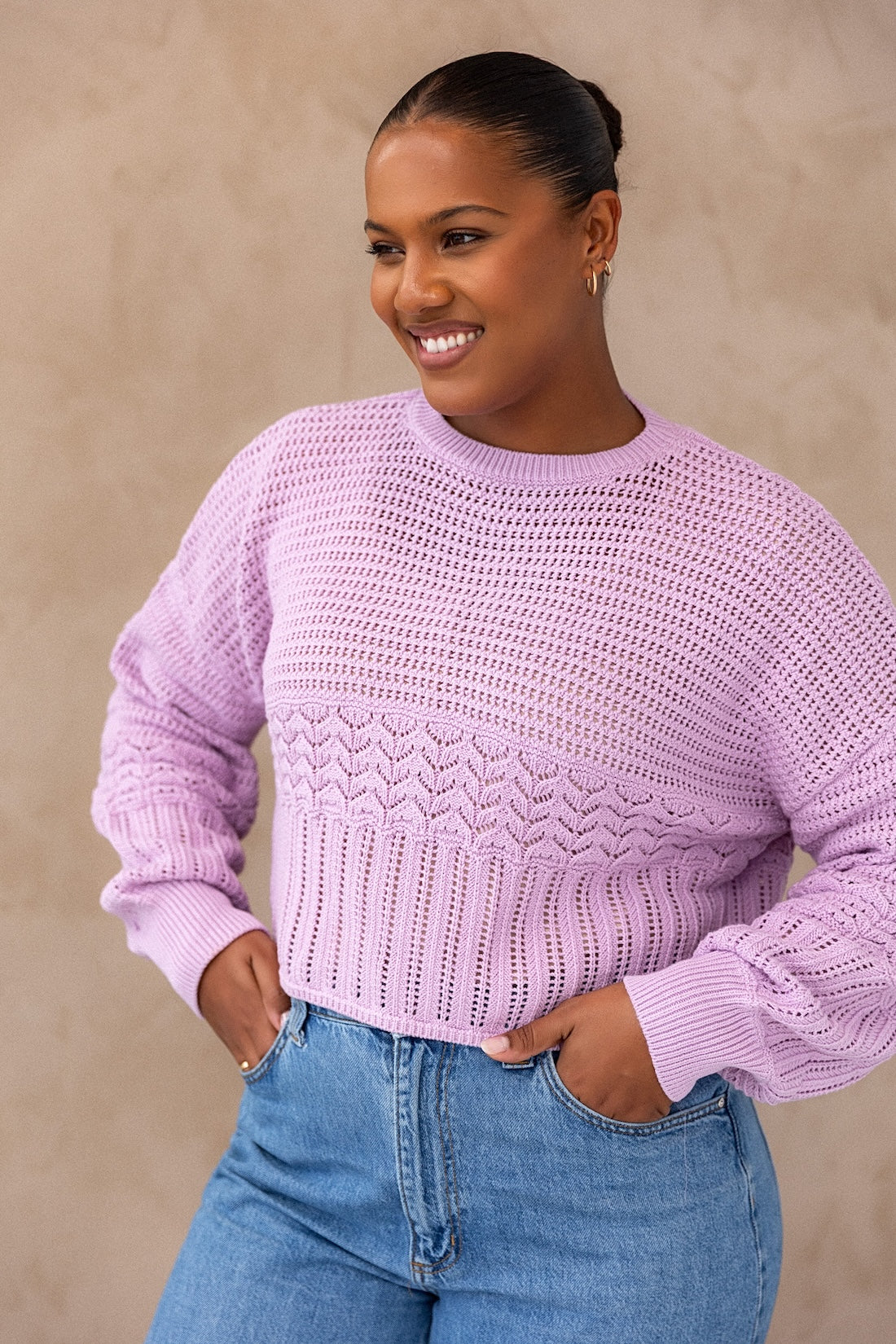 Freya Knit - Lilac - Image 7