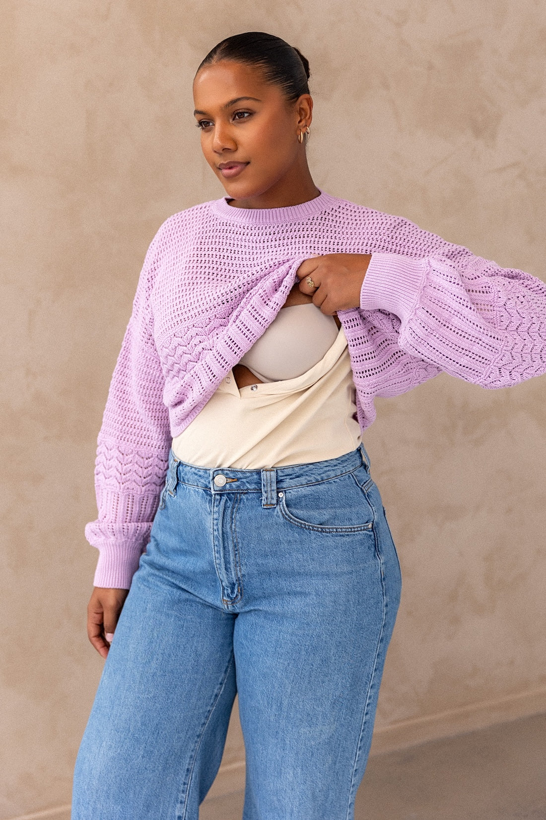 Freya Knit - Lilac - Image 9