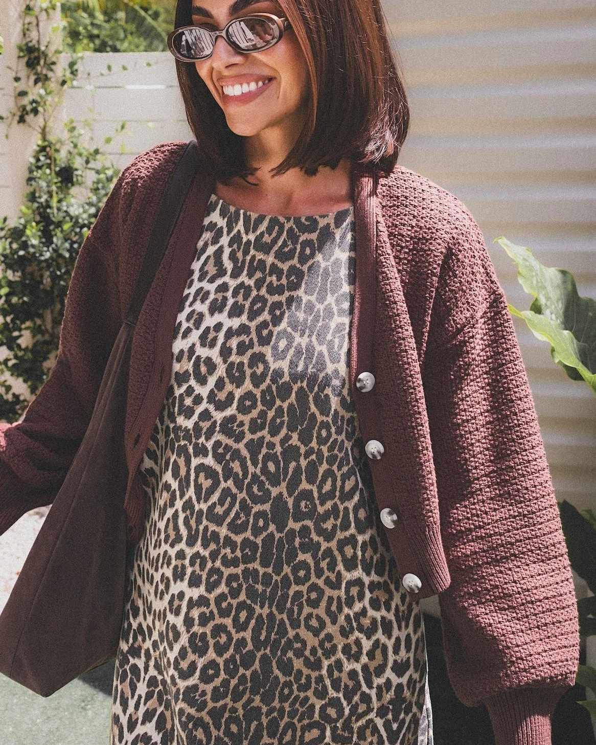 Ginny Cardigan - Brunette - Image 3