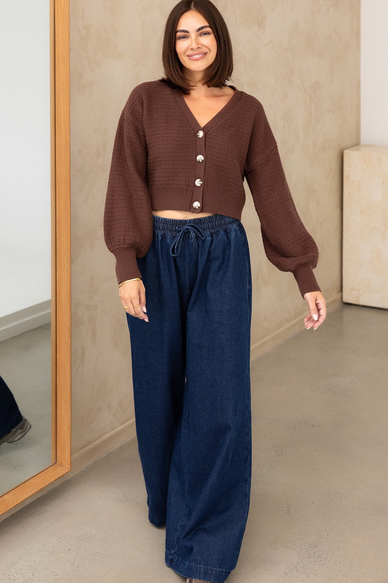 Ginny Cardigan - Brunette - Image 6
