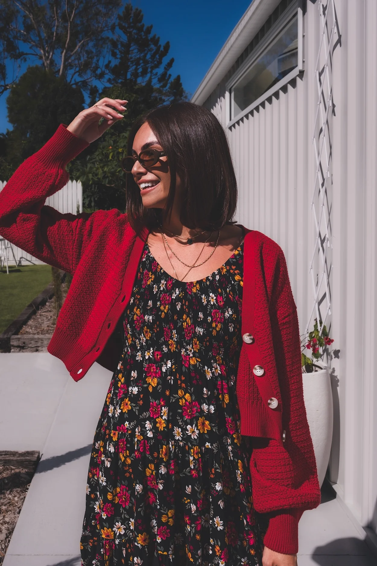 Ginny Cardigan - Chilli - Image 3