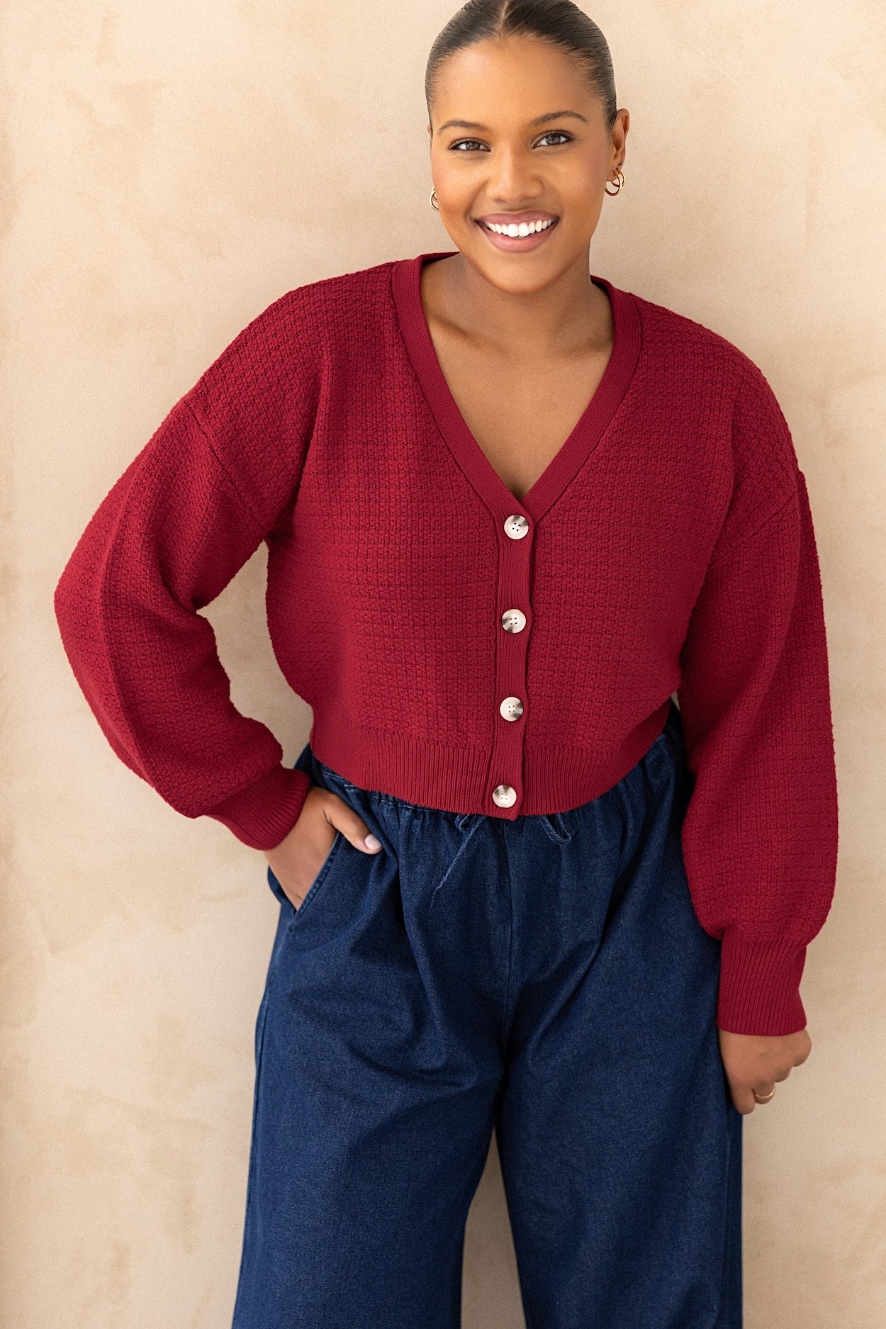 Ginny Cardigan - Chilli - Image 4