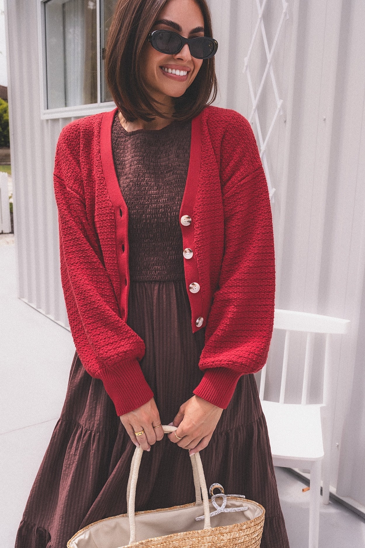 Ginny Cardigan - Chilli - Image 5