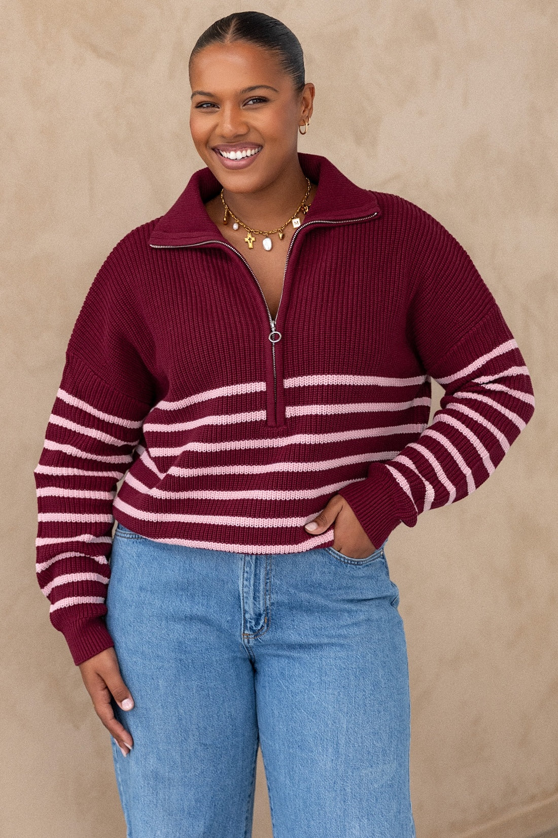 Harry Knit - Rhubarb Stripe - Image 5