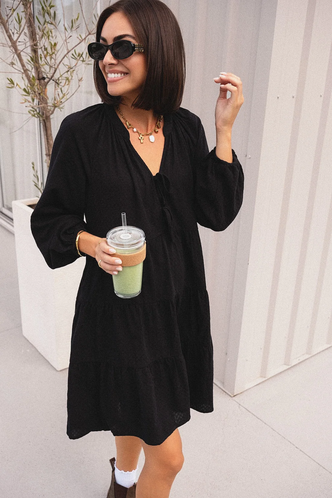 Isla Dress - Noir - Image 13
