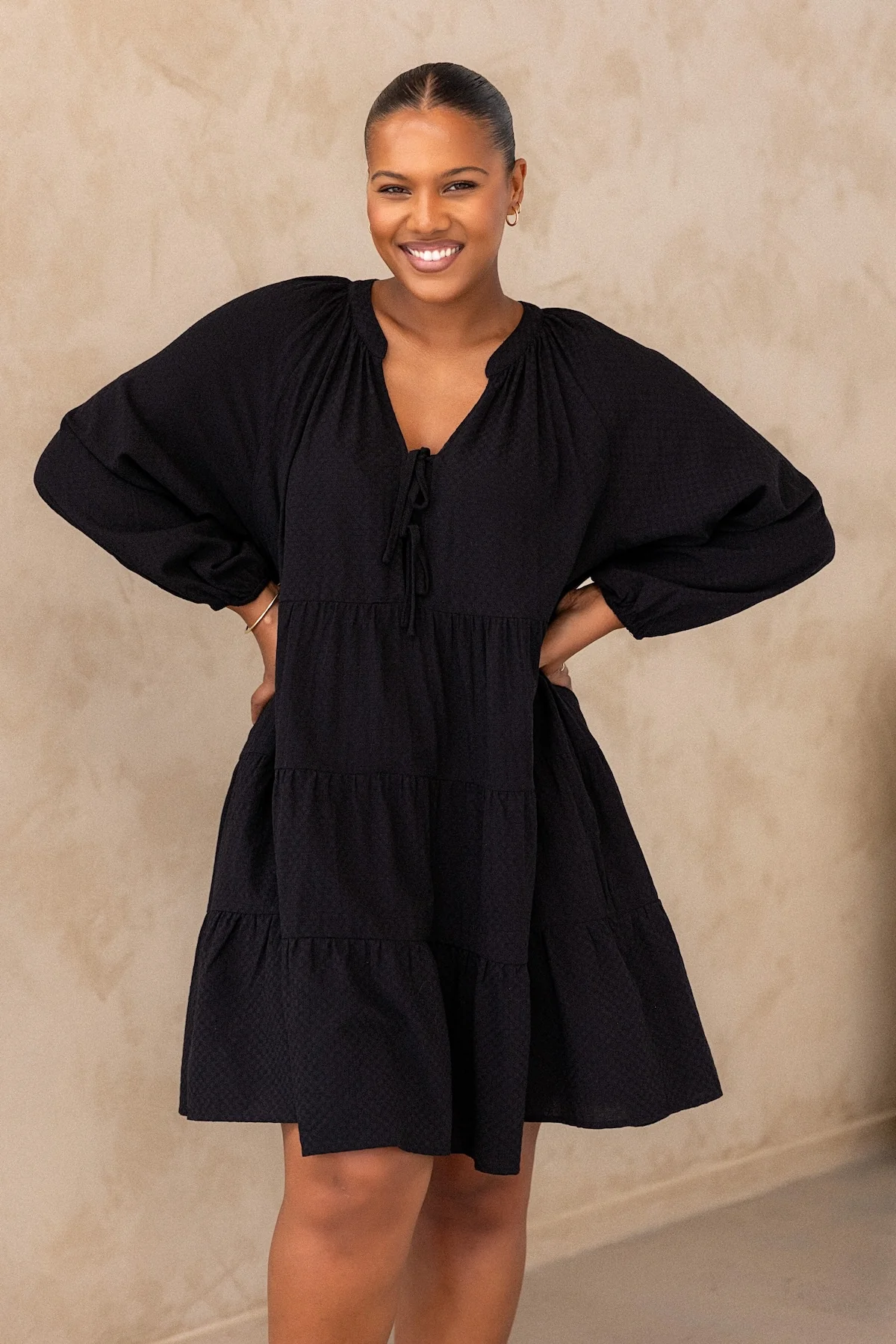 Isla Dress - Noir - Image 2