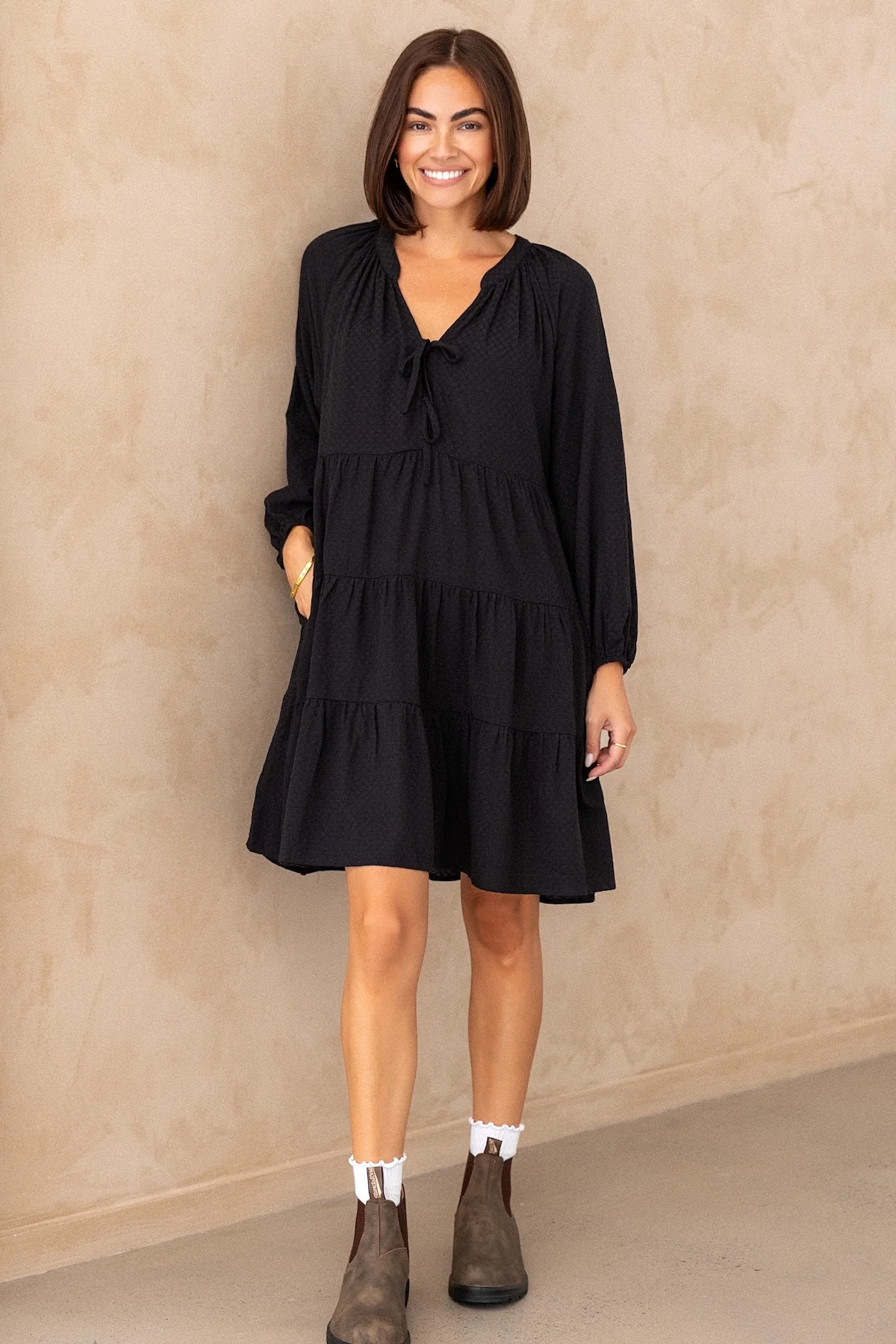 Isla Dress - Noir - Image 7