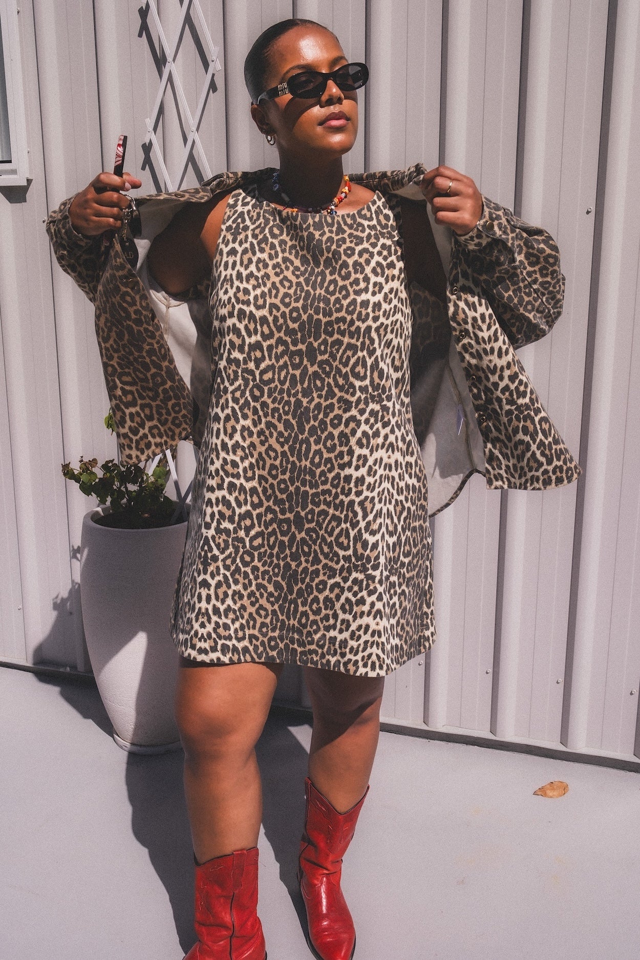 Noah Dress - Leopard - Image 3