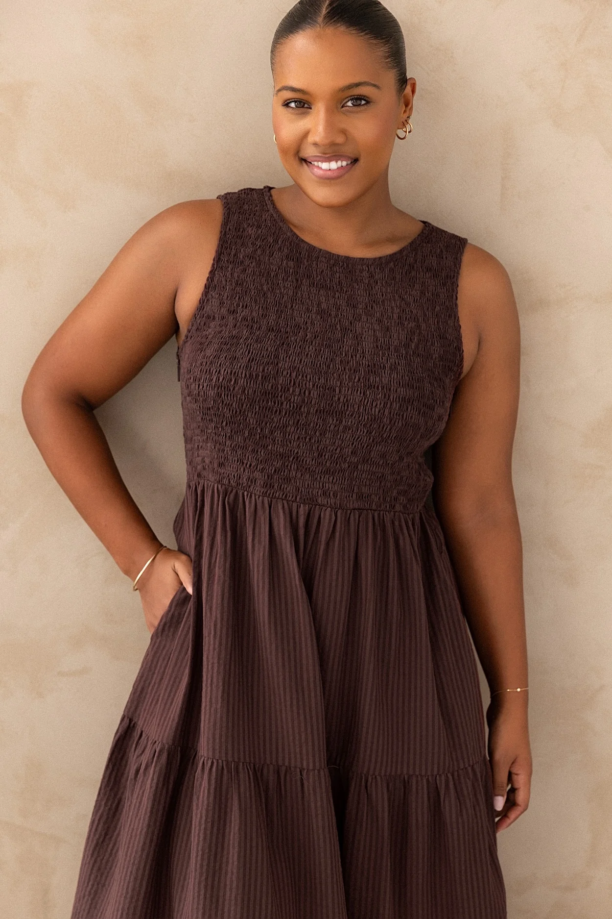 Sophie Dress - Walnut - Image 3