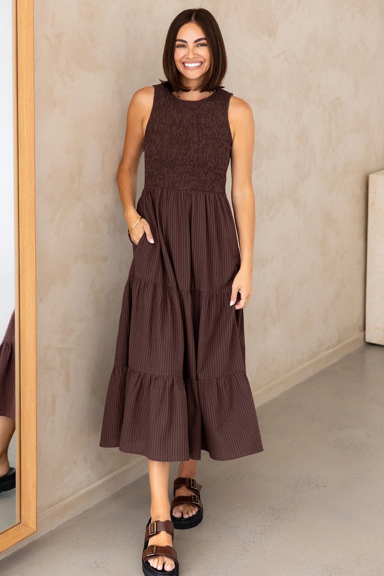 Sophie Dress - Walnut - Image 5