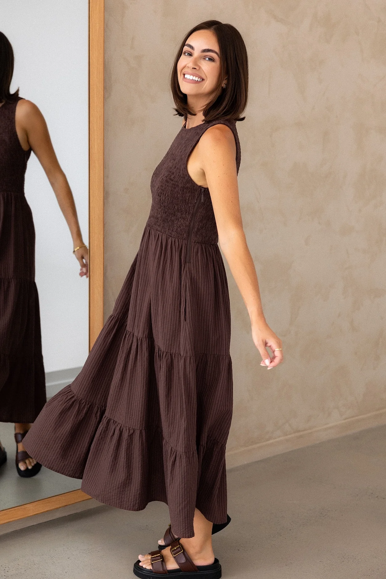 Sophie Dress - Walnut - Image 6