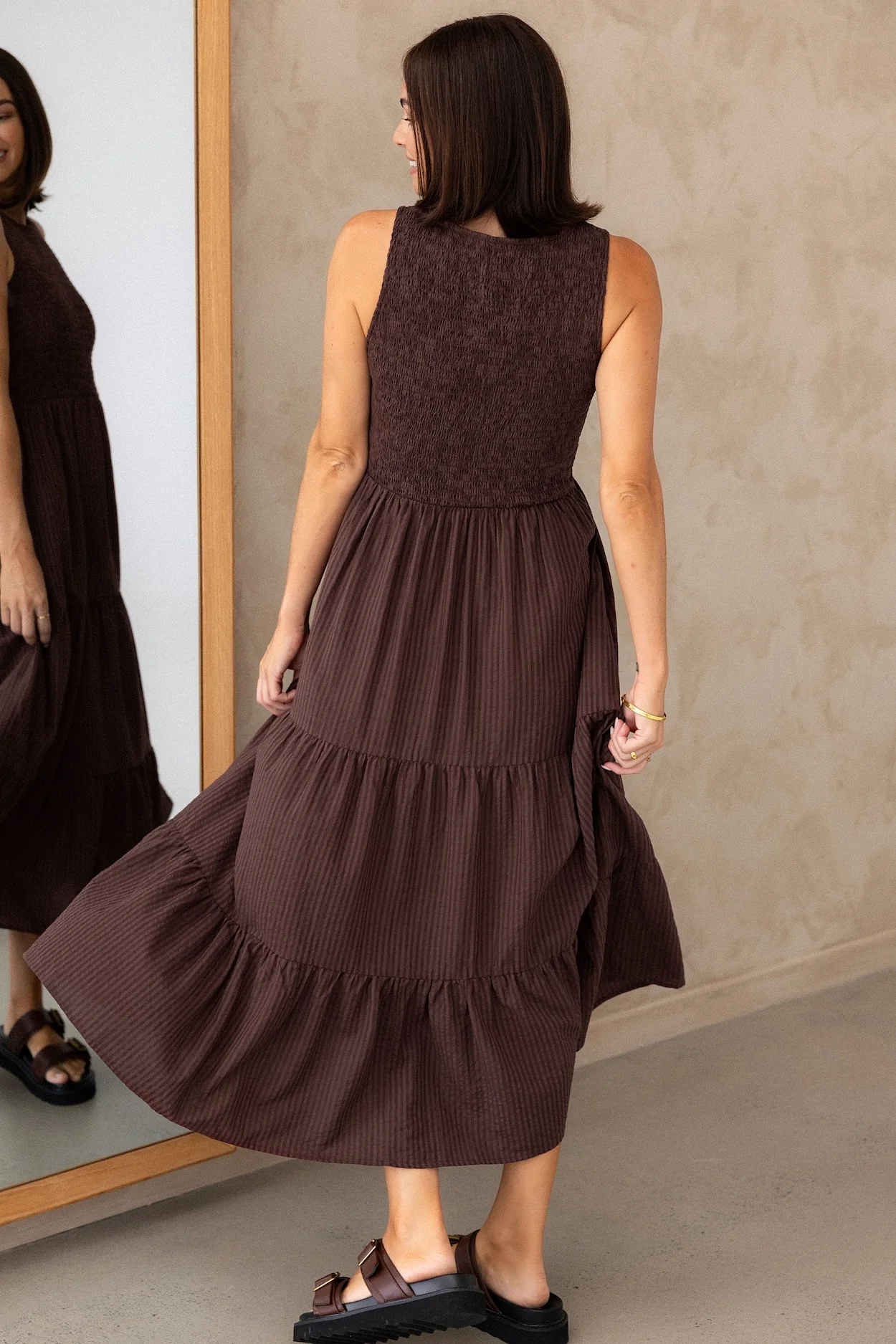 Sophie Dress - Walnut - Image 7
