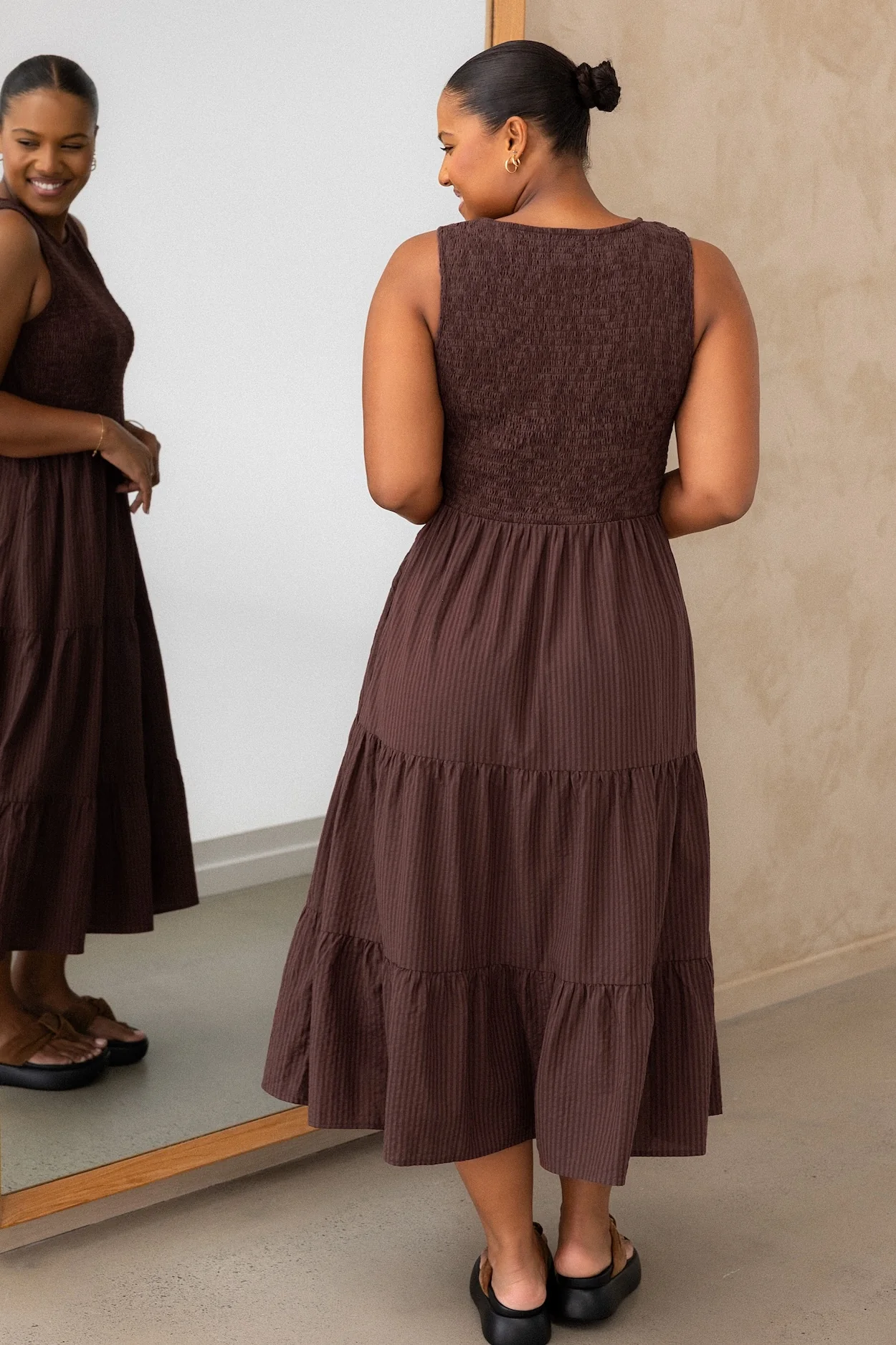 Sophie Dress - Walnut - Image 8