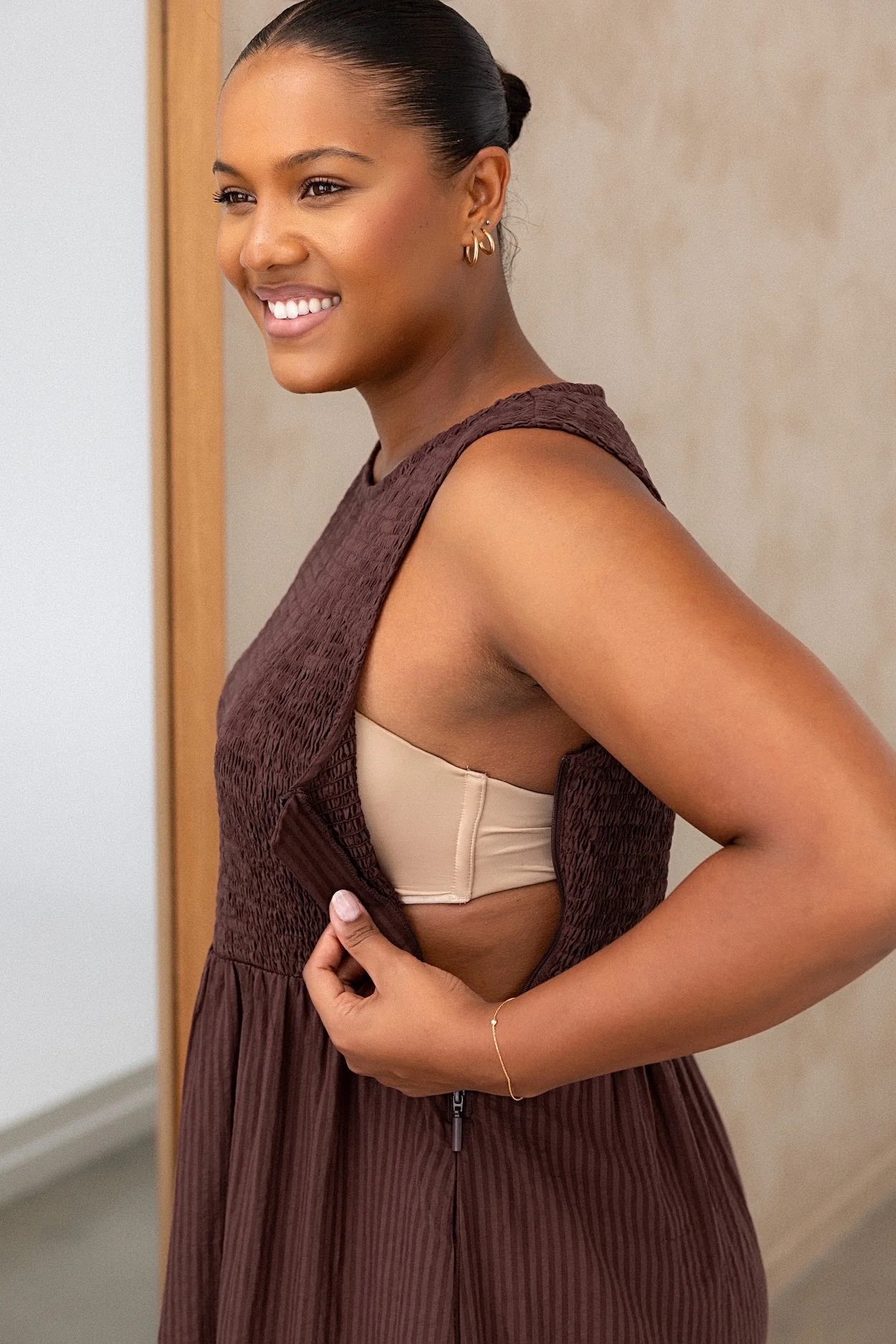 Sophie Dress - Walnut - Image 9
