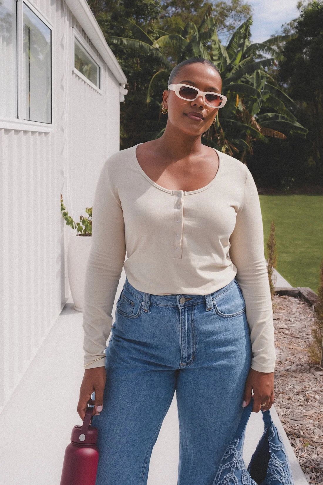 Stevie Top - Oat - Image 11