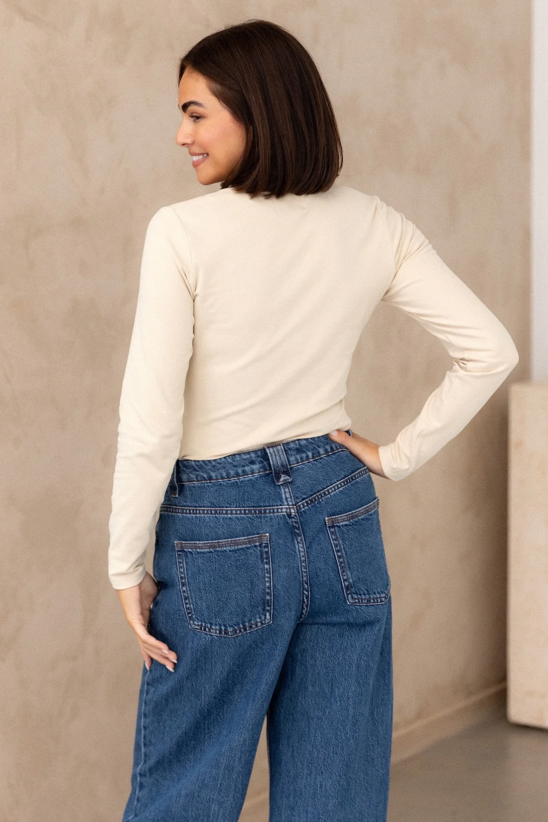 Stevie Top - Oat - Image 9